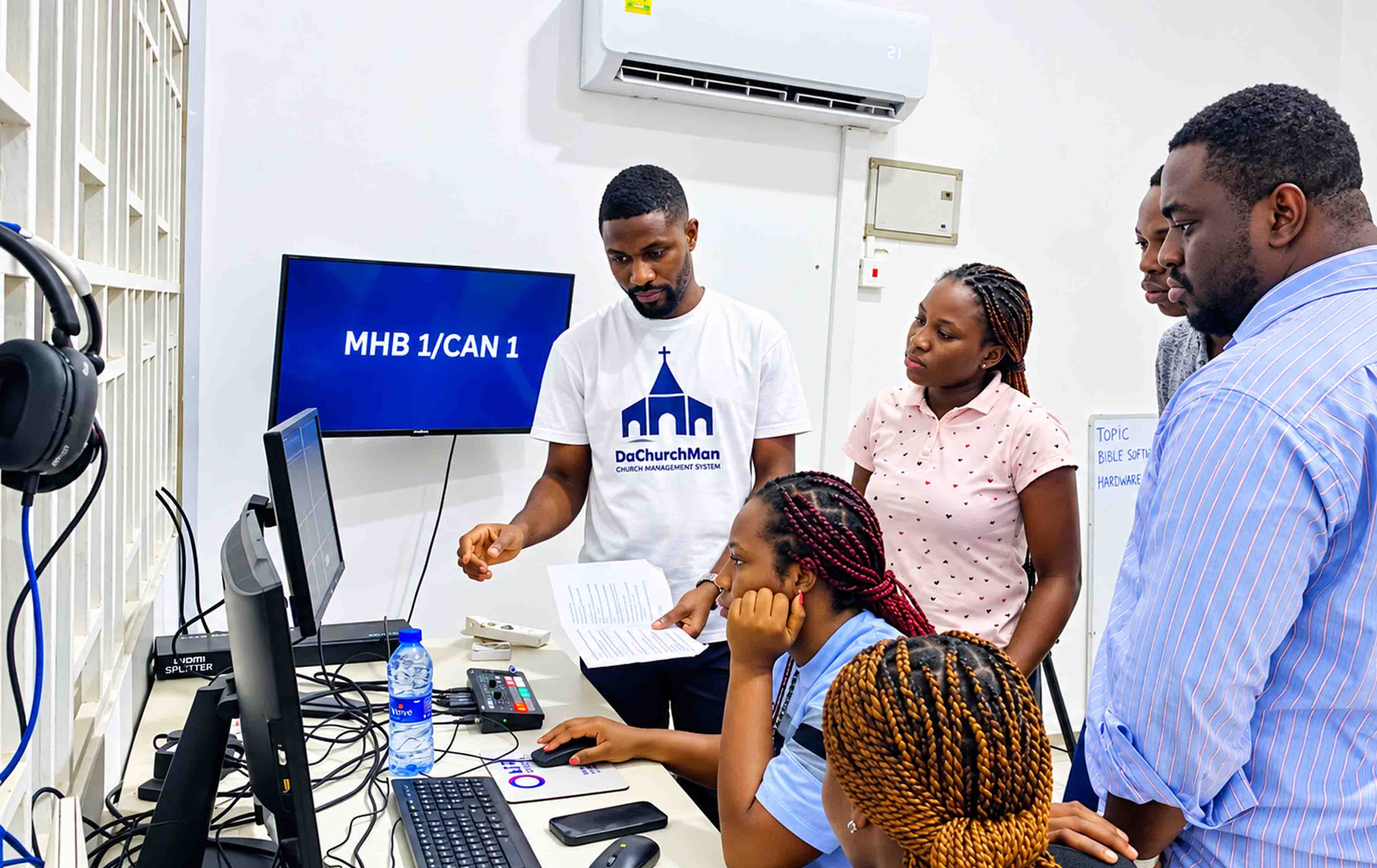 DaChurchMan Introduces New Media Software at St. Peter Methodist Society